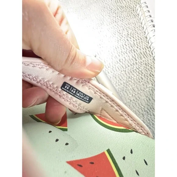 Spenco Pink Watermelon Print Flip Flops NWOT Power Bridge Size 8 - Picture 6 of 7